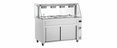 Speisenausgaben warm