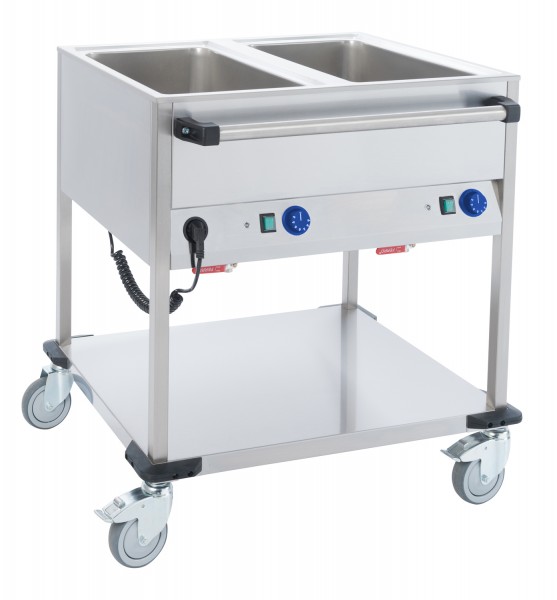 Bain-Marie Wagen 2/1GN BMF2L