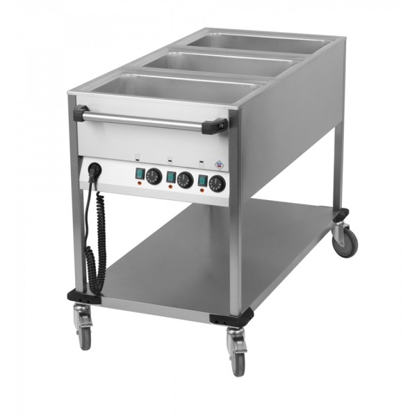 Bain-Marie Wagen 3/1GN SB-3K