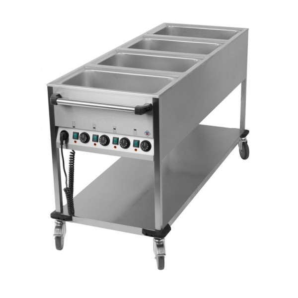 Bain-Marie Wagen 4/1GN SB-4K