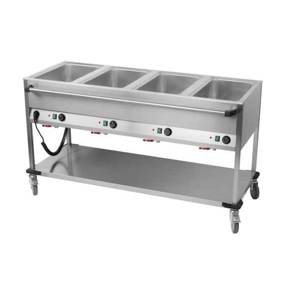 Bain-Marie Wagen 4/1GN SB-4L