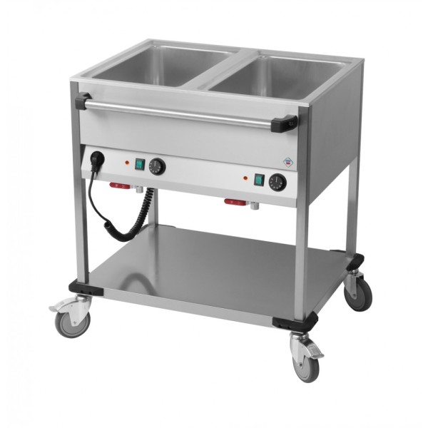 Bain-Marie Wagen 2/1GN SB-2L